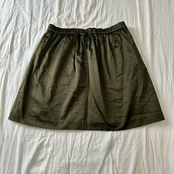 Olive Green Women's Skirt - Picture 5 of 15